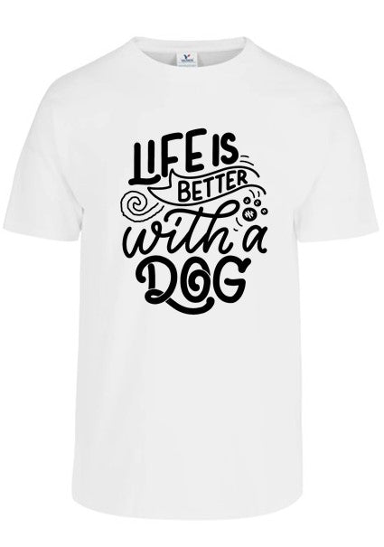 Playera Temática - Life is Better with a Dog