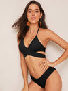 Bañador Criss Cross Halter Cheeky Bikini