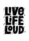 Playera Temática - Live Life Loud