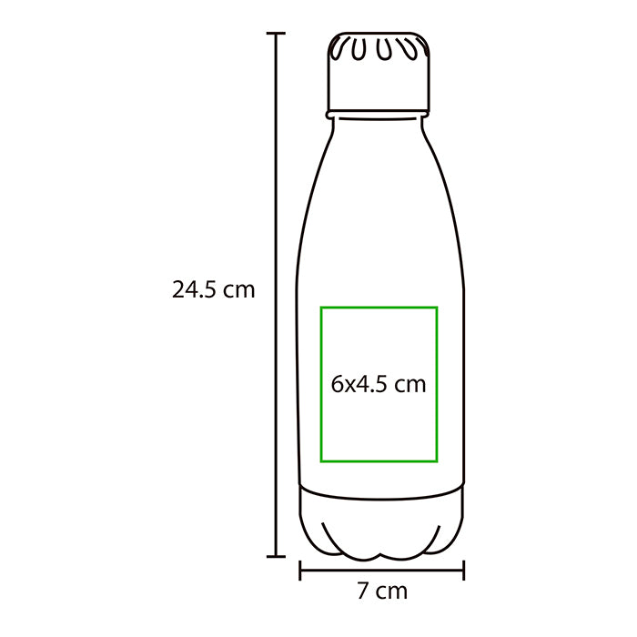 Botella de plástico AS