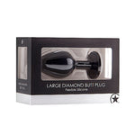 PLUG ANAL DIAMOND BLACK