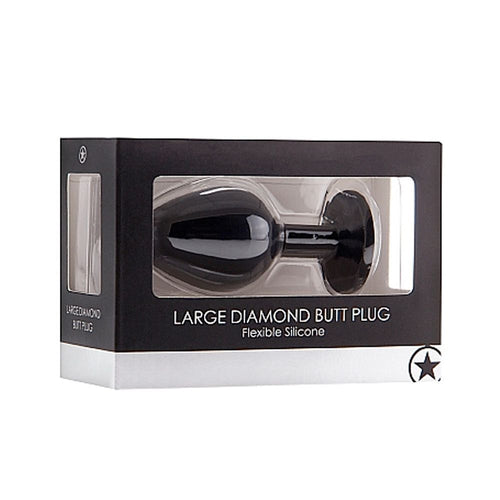 PLUG ANAL DIAMOND BLACK